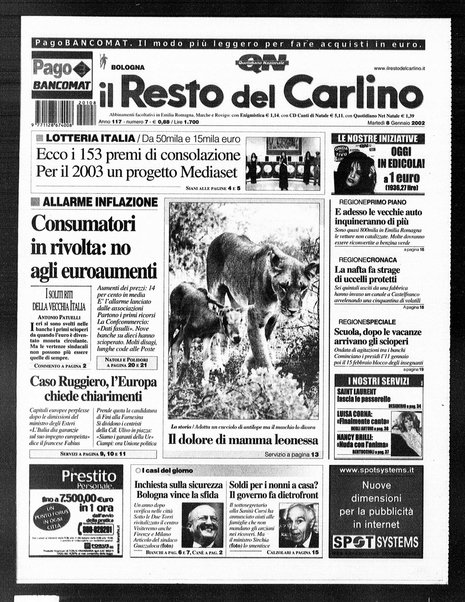 Il Resto del Carlino : giornale dell'Emilia